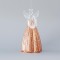 GLASS ANGEL, TRANSPARENT-PINK, 10x8,5x19,5cm 600-45136