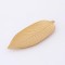 WOODEN LEAF, PLATE, GOLD, 45x18x2,3cm 600-45239