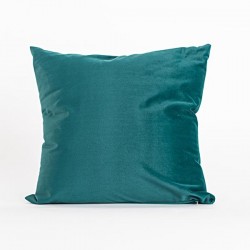 PILLOW, TEAL, VELVET, 45x45cm 600-45257