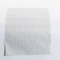 TABLE RUNNER, SILVER WITH WHITE LEAVES, 150x33cm 600-45294