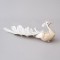 SWAN CHAMPAGNE, WITH GLITTER AND FEATHERS, 35cm 600-45328