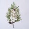 TWIG, WITH WHITE FLOWER, PINE CONE AND DECORATIVES, 70cm 600-45342