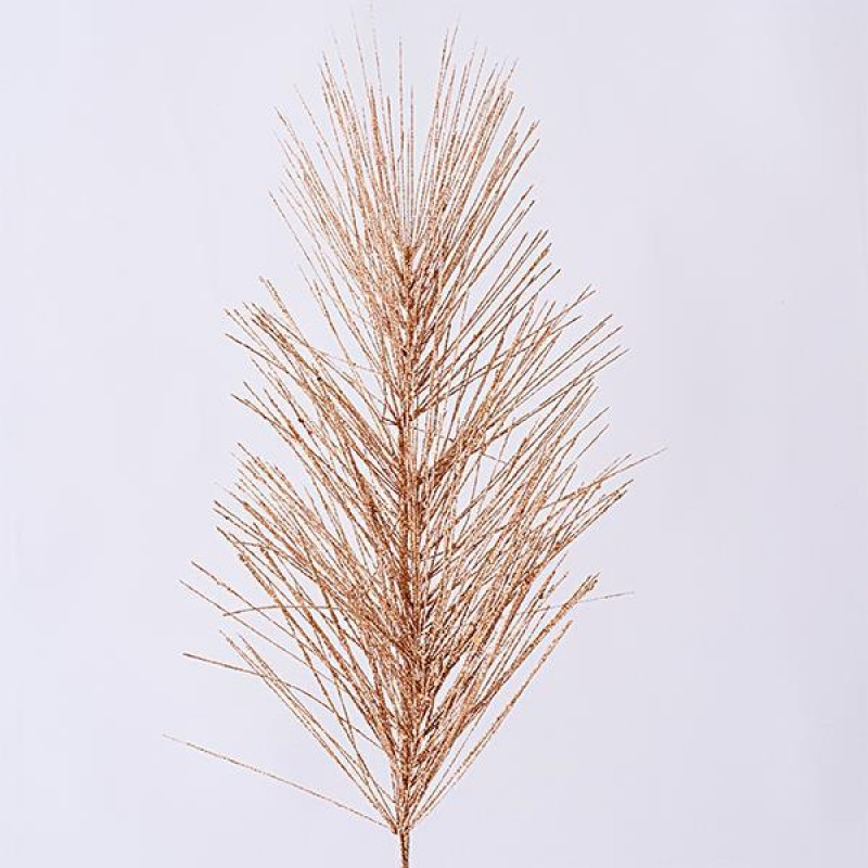 DRACAENA TWIG, WITH GLITTER, COPPER, 80cm 600-45406