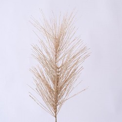 DRACAENA TWIG, WITH GLITTER, CHAMPAGNE, 80cm 600-45407