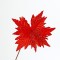 RED POINSETTIA, WITH LONG LEAFSTALK 60cm, 23x20cm 600-45439