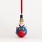 NUTCRACKER BALL, RED-BLUE, 13cm 600-45448