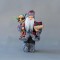 SANTA, DARK GREY, WITH PRESENTS, 30cm 600-45505