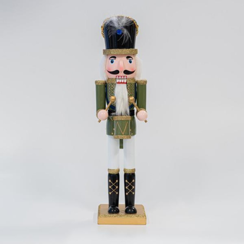 NUTCRACKER, OLIVE GREEN, 38cm 600-45509