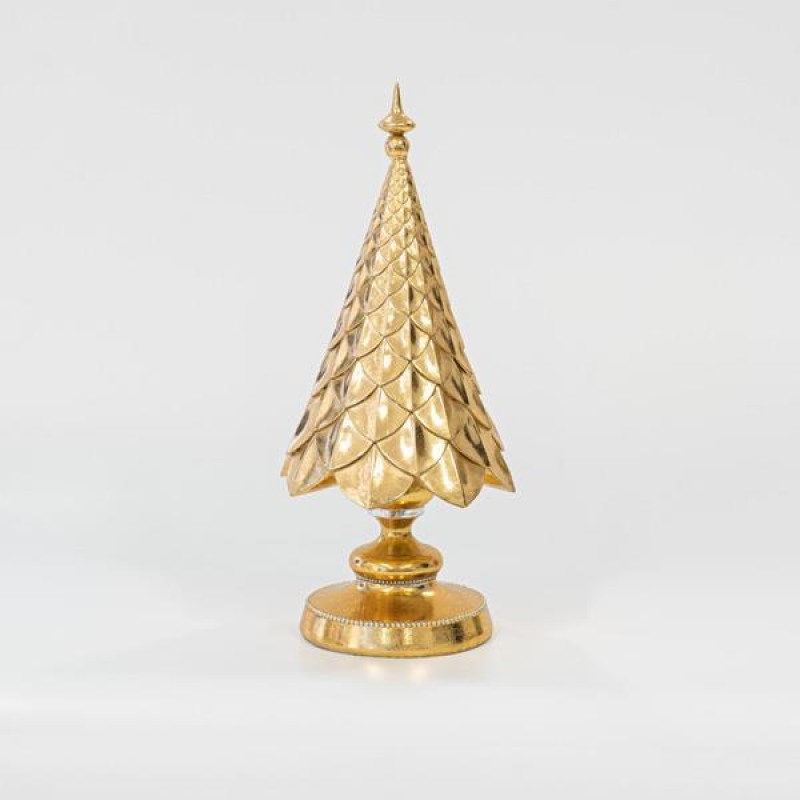 ΤREE, GOLD, WITH GOLD BASE, 30cm 600-45521