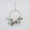 LITTLE WREATH, WITH HOOP AND WHITE DECORATIVES, 40cm 600-45539