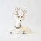 SITTING DEER, WHITE, 72x42x69cm 600-45543