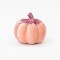VELVET PUMPKIN PINK, WITH PINK GLITTER , 20cm 600-45586