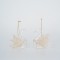 ACRYLIC SWAN, TRANSPARENT, WITH LIGHT GOLD GLITTER, 2 DESIGNS, 9x10cm, PRICE PER PIECE 600-45605