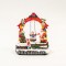 SWING WITH SANTA, WITH ADAPTOR, 15 LED, WITH MUSIC AND MOVEMENT, 19x13,5x22cm 600-45611
