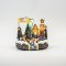 CHRISTMAS YARD WITH CHOR, WITH ADAPTOR, 12 LED, WITH MUSIC AND MOVEMENT, 23,5x20,5x24,5cm 600-45616