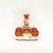 CARRIAGE SNOWBALL, WITH ADAPTOR, 2 LED, WITH MUSIC, 20x15x20,5cm 600-45620