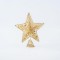 TOP TREE, STAR, GOLD, WITH CORD, 30cm 600-45630