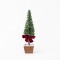 PLASTIC DECORATIVE TREE, GREEN, WITH LEAVES, 13x53cm 600-45647