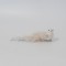 BIRD, WHITE, WITH FEATHERS AND GLITTER, 24x5x6,5cm 600-45651