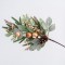 TWIG, WITH LEAVES AND COPPER DECORATIVES, 75cm 600-45658