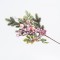 TWIG, WITH PINK FLOWER AND DECORATIVES, 70cm 600-45665