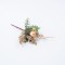 PICK WITH LEAVES REINDEER AND CHAMPAGNE DECORATIVES, 25cm 600-45672