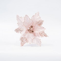 FLOWER, PINK, WITH GLITTER, 37x60cm 600-45690