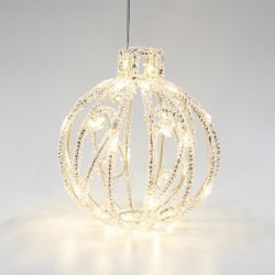 ACRYLIC BALL, 60 WARM WHITE LED, 500CM LEAD WIRE, 30x32cm, IP44 600-45719 ACRYLIC BALL, 60 WARM WHITE LED, 500CM LEAD WIRE, 30x32cm, IP44 600-45719