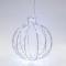 METALLIC BALL, 30 WARM WHITE AND 30 WHITE LED, 500CM LEAD WIRE, 30x32cm, IP44 600-45721