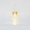 GLASS CANDLE HOLDER, ANGEL, TRANSPARENT, 9x15cm 600-45743