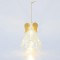 GLASS CANDLE HOLDER, ANGEL, TRANSPARENT, 9x20cm 600-45744