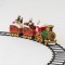TRAIN WITH RAILS, WITH MUSIC AND MOVEMENT, 2 LED, BATTERY OPERATED, TRAIN 50cm, RAILS Φ115cm 600-45805