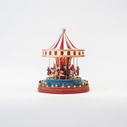 CAROUSSEL, WITH ADAPTOR, LED, WITH MUSIC AND MOVEMENT, 22,5x22,5x26,5cm 600-45814