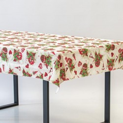 TABLECLOTH WITH CHRISTMAS PATTERNS 140x180cm 600-45869