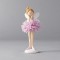 POLYRESIN  FAIRY PURPLE,WITH FLOWER SKIRT, 6,50x6x18,50cm 600-45886