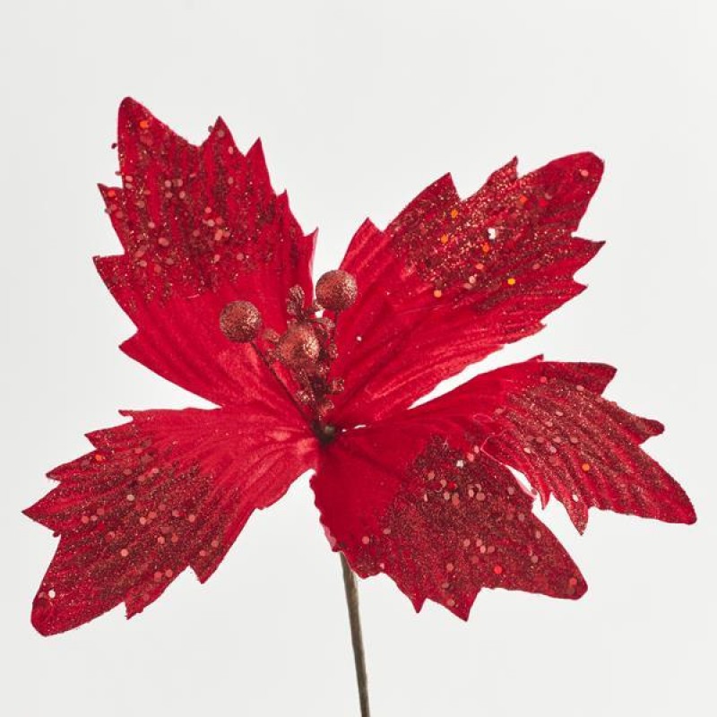 POINSETTIA, RED, 30cm 600-45943