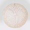 TREE SKIRT, VELVET BEIGE WITH GOLD STARS, 90cm 600-46041
