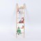 DECORATIVE WOODEN LADDER WITH SANTA AND HEART, 2.5x14.5x60cm 600-46087