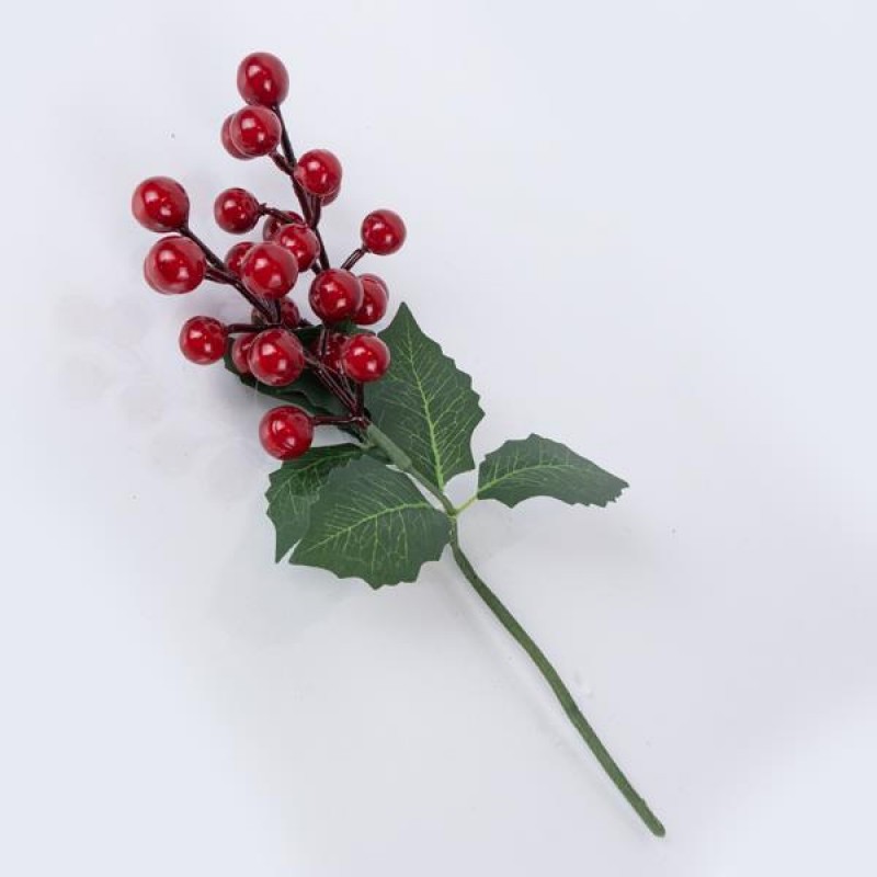 PICK WITH RED BERRIES, 27cm 600-46124