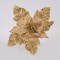 POINSETTIA, GOLD WITH GOLD ANTHERS, 22cm 600-46159
