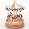CAROUSSEL WITH ANIMALS, CANDY, WITH ADAPTOR, WITH MUSIC AND MOVEMENT, 18.5x18.5x23cm 600-46322