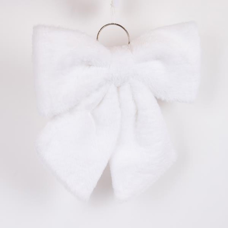 FUR BOW, 34CM 600-46399