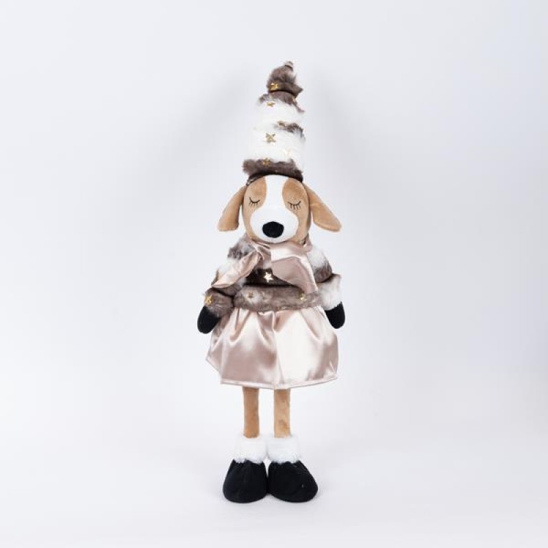 DOG GIRL, WITH BROWN CLOTHES, 53cm 600-46423