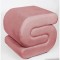 STOOL, VELVET, PINK, 51x46x48cm 750-10028