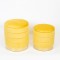 STOOL, VELVET FABRIC,YELLOW , SET 2PCS,34.5x34.5x38.5cm ,S:30x30x32cm 750-10039