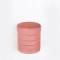 STOOL, CURLY FABRIC, PINK, WITH STORAGE SPACE, 38x38x41cm 750-10061
