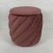 STORAGE STOOL, VELVET, IVORY, MDF,42.5x42.5x41cm 750-10070