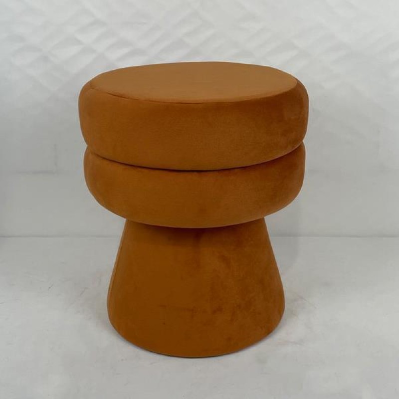 СТУЛ КАДИФЕ ТЪМНОЗЕЛЕН MDF 35X35X40 СМ