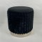 STORAGE STOOL, FUR, BLACK, MDF, 39x39x40cm 750-12018