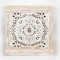 CONSOLE, WOODEN, WHITE, 2 DOORS WITH DESIGN, 90.5x31x90.5cm 750-25017